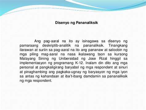 Ibang Thesis Ang Ginawa ng Magkagrupo .